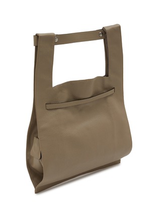 细节 - 点击放大 - BEAUTIFUL PEOPLE BAGS - Extra Large Shrink Leather Market Bag