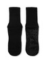 细节 –点击放大 - MOVEACTIVE - Crew Non-Slip Grip Socks Set of 3 — Black