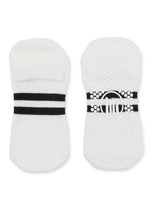 细节 –点击放大 - MOVEACTIVE - Classic Low Rise Grip Socks Set of 3 — Black