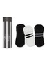 首图 –点击放大 - MOVEACTIVE - Classic Low Rise Grip Socks Set of 3 — Black