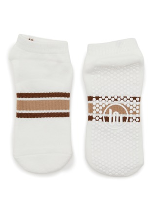 细节 –点击放大 - MOVEACTIVE - Classic Low Rise Grip Socks Set of 3 — Espresso