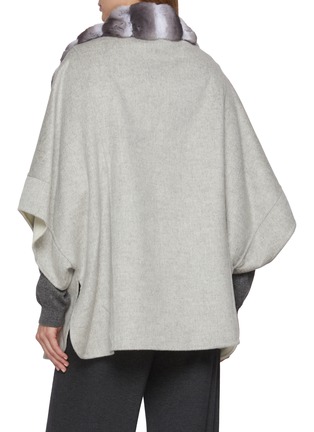 背面 - 点击放大 - FABIO GAVAZZI - Chinchilla Fur Cashmere Cape