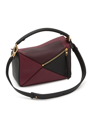 细节 - 点击放大 - LOEWE - X JOSEF ALBERS 小号 PUZZLE 皮革单肩包