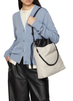 正面 -点击放大 - LOEWE - Flamenco Bicolour Leather Purse Tote Bag
