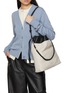 正面 -点击放大 - LOEWE - Flamenco Bicolour Leather Purse Tote Bag