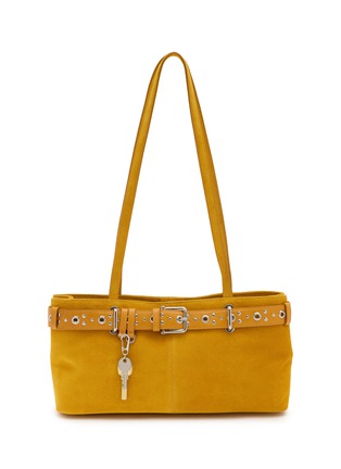 首图 - 点击放大 - OSOI - Shoulder Brocle Suede Bag