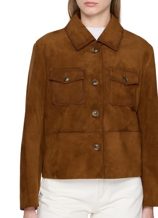  - BOINIGAN - Single Breasted Safari Suede Jacket