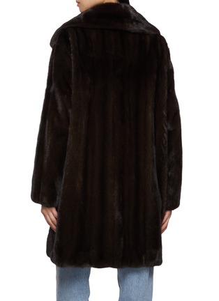 背面 - 点击放大 - YVES SALOMON - Mink Fur Manteau Coat