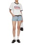 模特儿示范图 - 点击放大 - SUNDAYFRUITMARKET - Sun Star Cotton T-Shirt