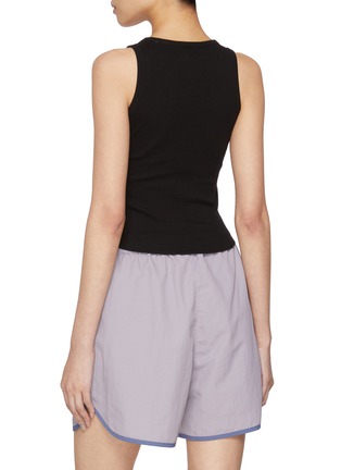 背面 - 点击放大 - SUNDAYFRUITMARKET - Crystal Embellished Ribbed Cotton Tank Top