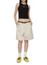 模特儿示范图 - 点击放大 - SUNDAYFRUITMARKET - Sun Cotton Bermuda Shorts