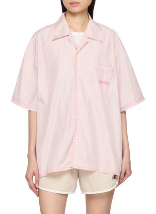 首图 - 点击放大 - SUNDAYFRUITMARKET - Striped Boxy Shirt