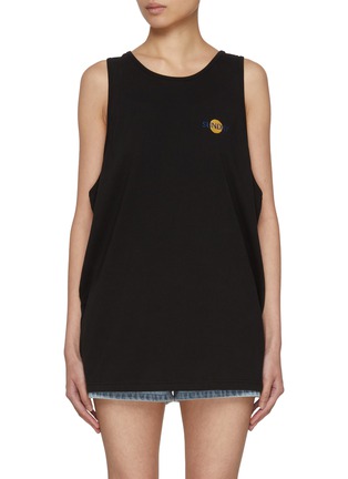 首图 - 点击放大 - SUNDAYFRUITMARKET - Sunday Embroidered Cotton Tank Top