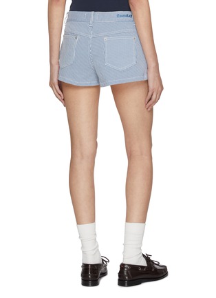 背面 - 点击放大 - SUNDAYFRUITMARKET - Thin Striped Cotton Shorts