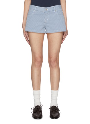 首图 - 点击放大 - SUNDAYFRUITMARKET - Thin Striped Cotton Shorts