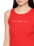  - SUNDAYFRUITMARKET - Love Sun Day Embellished Cotton Tank Top