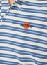  - SUNDAYFRUITMARKET - Striped Collar Cotton T-Shirt