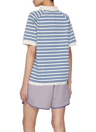 背面 - 点击放大 - SUNDAYFRUITMARKET - Striped Collar Cotton T-Shirt