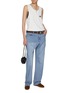 模特儿示范图 - 点击放大 - SUNDAYFRUITMARKET - Sunday Embroidered Cotton Tank Top
