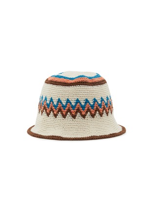 模特儿示范图 - 点击放大 - SUNDAYFRUITMARKET - Day Sun Crochet Bucket Hat