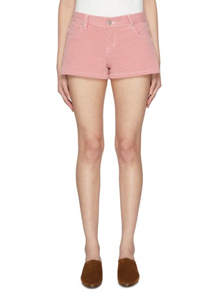 首图 - 点击放大 - SUNDAYFRUITMARKET - Thin Striped Cotton Shorts
