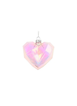 首图 –点击放大 - UNIQUE TREASURES - Diamond Heart Glass Ornament