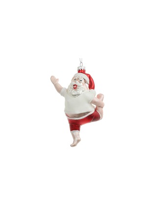 首图 –点击放大 - UNIQUE TREASURES - Yoga Santa Glass Ornament