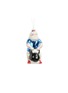 首图 –点击放大 - UNIQUE TREASURES - Santa Raised Kettle Bell Glass Ornament