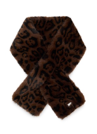 首图 –点击放大 - FJOLLA - Leopard Fur Scarf