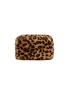 首图 –点击放大 - FJOLLA - Small Faux Fur Zippered Toiletry Pouch — Brown Leopard