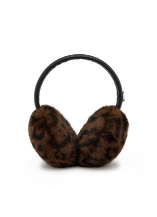 首图 –点击放大 - FJOLLA - Leopard Print Fur Earmuffs