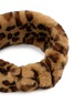 细节 –点击放大 - FJOLLA - Faux Fur Headband — Brown Leopard