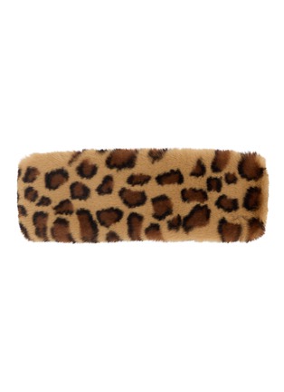 首图 –点击放大 - FJOLLA - Faux Fur Headband — Brown Leopard