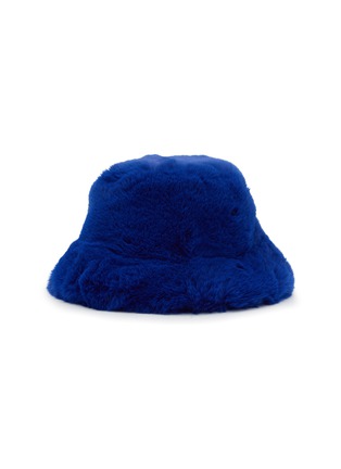首图 –点击放大 - FJOLLA - Faux Fur Bucket Hat — Ultramarine