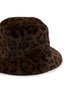 细节 –点击放大 - FJOLLA - Faux Fur Bucket Hat — Dark Leopard