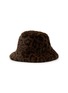 首图 –点击放大 - FJOLLA - Faux Fur Bucket Hat — Dark Leopard