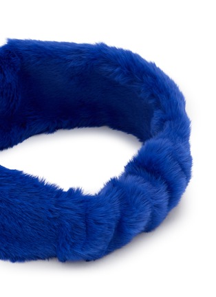 细节 –点击放大 - FJOLLA - Faux Fur Headband — Ultramarine