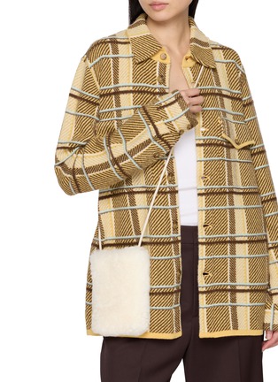  - FJOLLA - Shearling Crossbody Bag