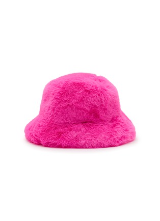 首图 –点击放大 - FJOLLA - Faux Fur Bucket Hat — Pink Glow