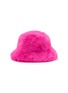 首图 –点击放大 - FJOLLA - Faux Fur Bucket Hat — Pink Glow