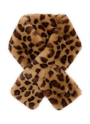 首图 –点击放大 - FJOLLA - Leopard Fur Scarf
