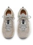 细节 - 点击放大 - FLOWER MOUNTAIN - Yamabushi Uni Low Top Suede Women's Sneakers