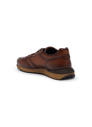  - MAGNANNI - 擦色皮革运动鞋