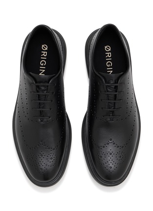 细节 - 点击放大 - COLE HAAN - ØriginalGrand Cityspectre Wingtip Leather Oxfords