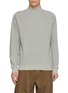 首图 - 点击放大 - J∞QUALITY  - Mock Neck Cotton Waffle Knit Sweatshirt