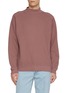 首图 - 点击放大 - J∞QUALITY  - Mock Neck Cotton Waffle Knit Sweatshirt
