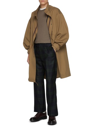 模特儿示范图 - 点击放大 - J∞QUALITY  - Chequered Straight Leg Pants