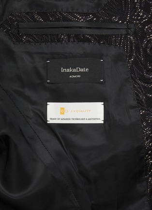  - J∞QUALITY  - Shawl Lapel Single Breasted Jacquard Blazer