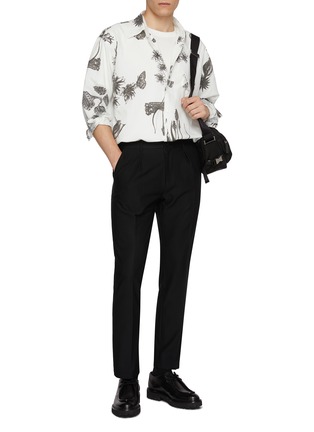 模特儿示范图 - 点击放大 - J∞QUALITY  - Straight Leg Tailored Pants