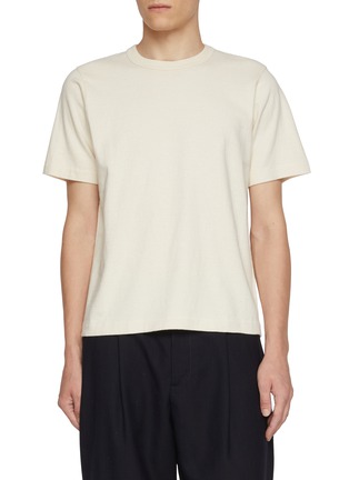 首图 - 点击放大 - J∞QUALITY  - Crewneck Cotton Jersey T-Shirt